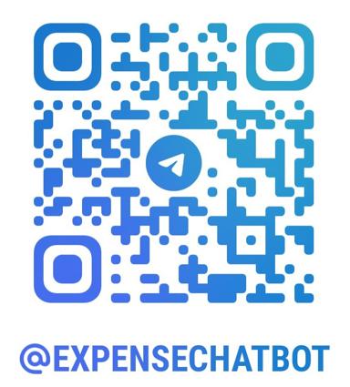 Scan to open ExpenseChatBot in Telegram